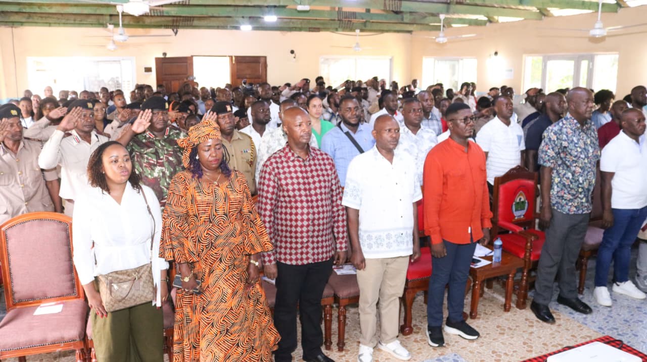 PS Fikirini Jacobs during a NYOTA project sensitization