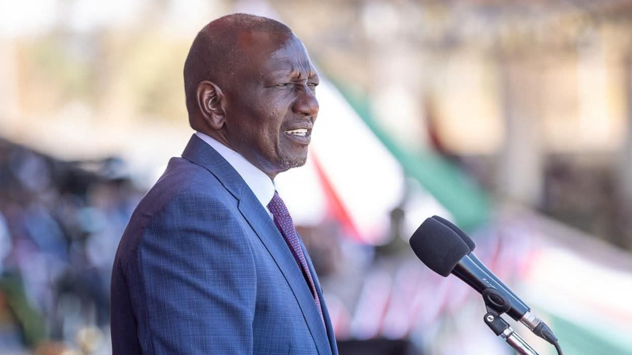 President William Ruto during Mashujaa Day Celebration in Kitui County