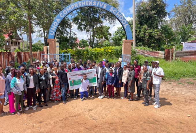 NYOTA Project OJE beneficiaries at UNOA Primary school
