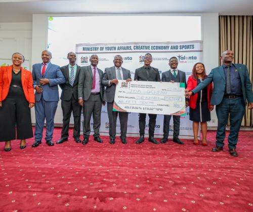 Winner Awared by CS Youth Affairs 